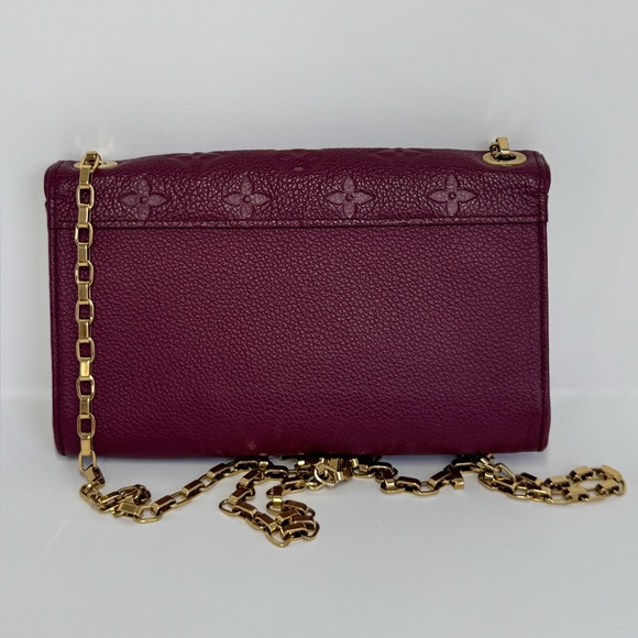 Auth. Louis Vuitton Empriente Saint Germain Pochette in Burgundy - Picture 2 of 13